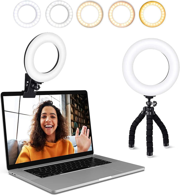 Ansteckbares Ringlicht für Laptops