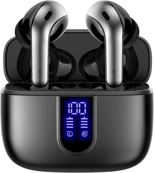 Kabellose Bluetooth-Ohrhörer mit Ladeetui