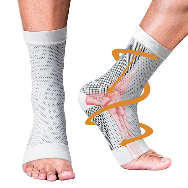 4 Paar Premium Kompressions-Therapiesocken für Damen und Herren