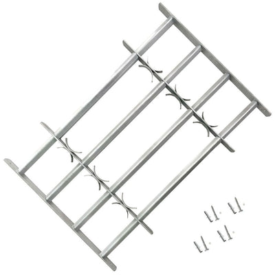 Verstellbares Fensterschutzgitter mit 3 Querstreben 700-1050 mm
