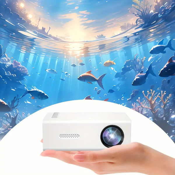 HD 720P - Schneller Fokus, Tragbarer Projektor