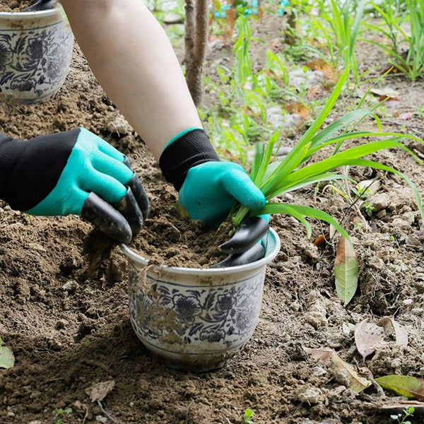 Geniale Gartenhandschuhe mit integrierten Krallen