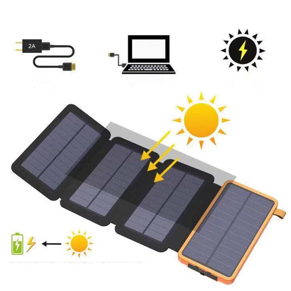 25000mAh Hochleistungs-Solar-Powerbank mit Schnellladefunktion