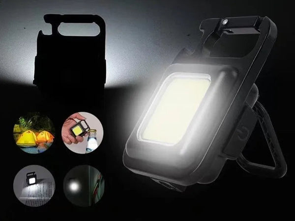 Kompakte LED-Taschenlampe mit Schlüsselanhänger (1800LM)