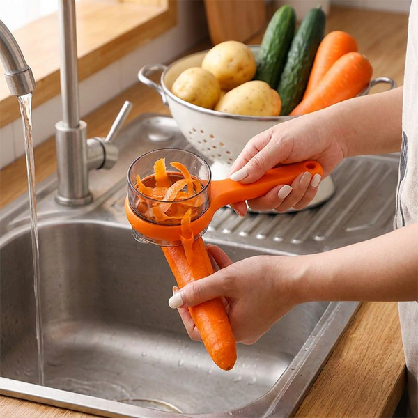 Ergonomischer Gemüseschäler mit rutschfestem Griff