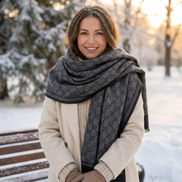 Luxuriöser Winterschal mit Kaschmir-Gefühl