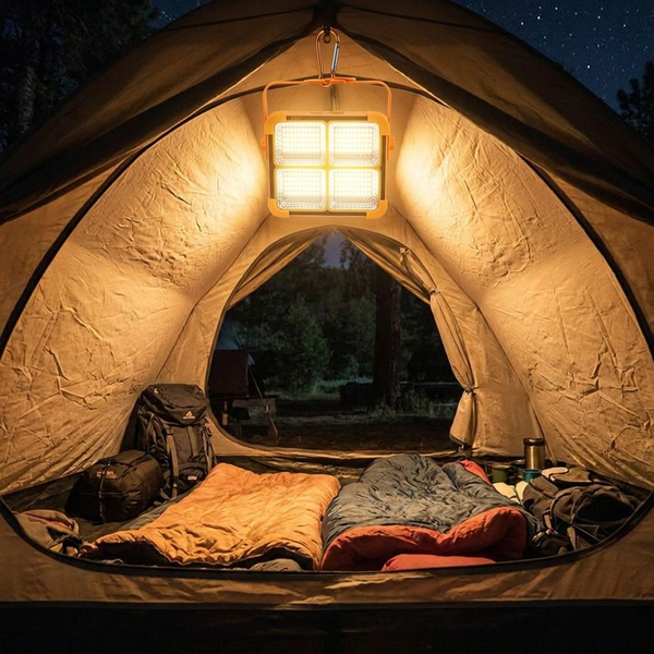 Tragbare Solar-Campinglampe