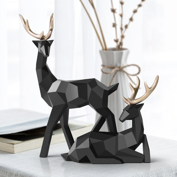 Dekorative Hirsch-Skulptur