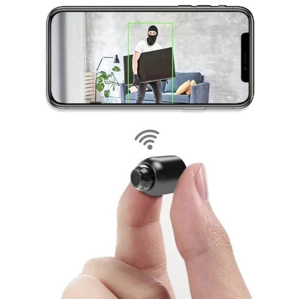 Kleine WLAN-Überwachungskamera mit Nachtsicht, kabellose HD-Kamera zur Überwachung von Kindern und Haustieren