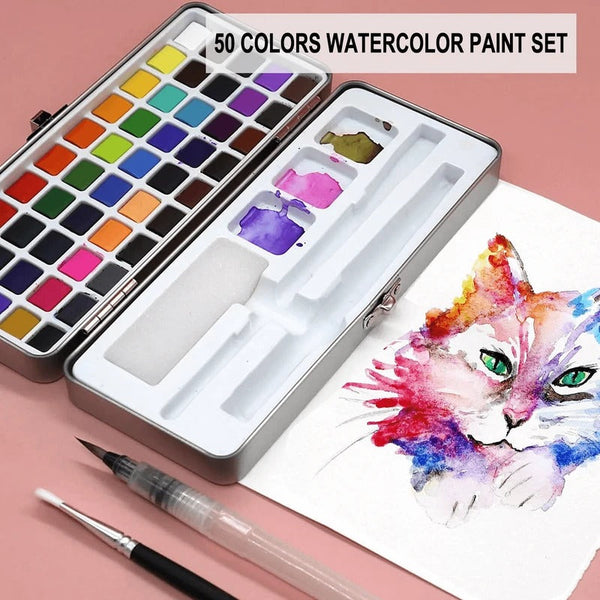 Hochwertiges Aquarellfarben-Set