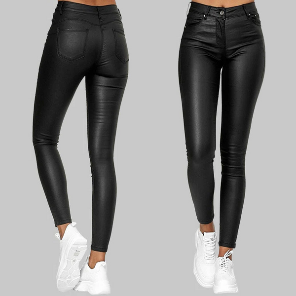 Schmale Lederhose für Damen