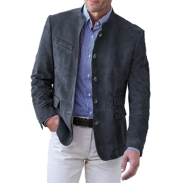 Klassische Herren-Button-Down-Jacke