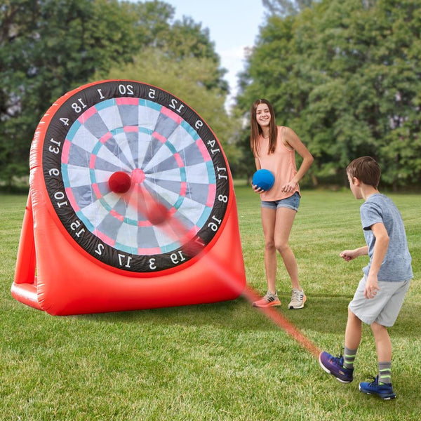 Riesige aufblasbare Fußball-Dartscheibe