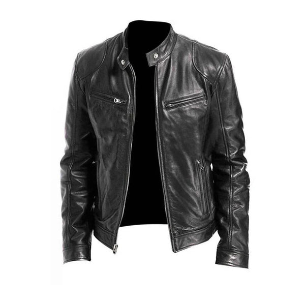 Herren-Lederjacke aus hochwertigem Echtleder