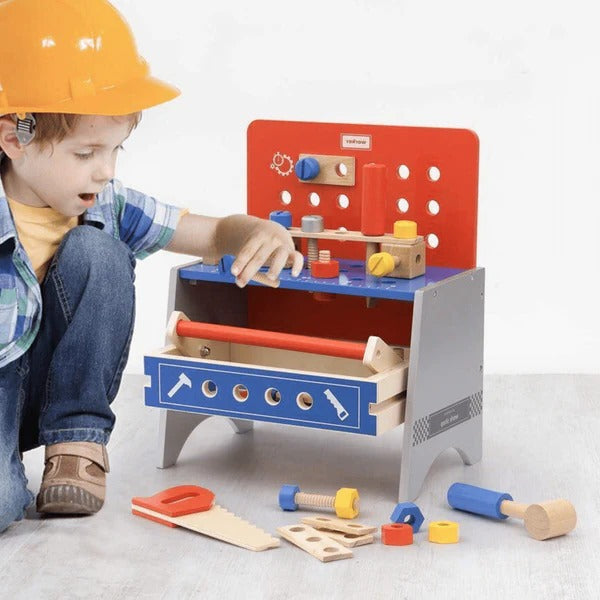 Exklusive realistische Werkbank als Spielzeug für Kinder