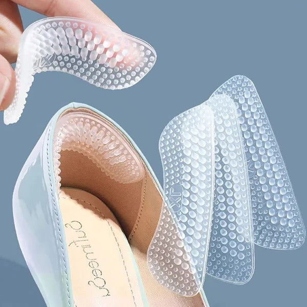 Rutschfeste Silikon-Ferseneinlagen für Schuhe