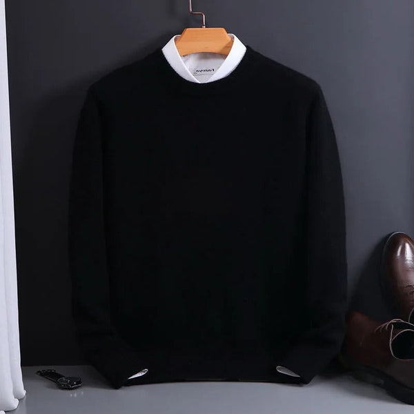 Hochwertiger, weicher Kaschmirpullover für Herren