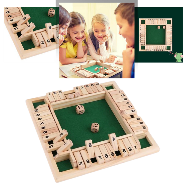 Würfelspiel aus Holz