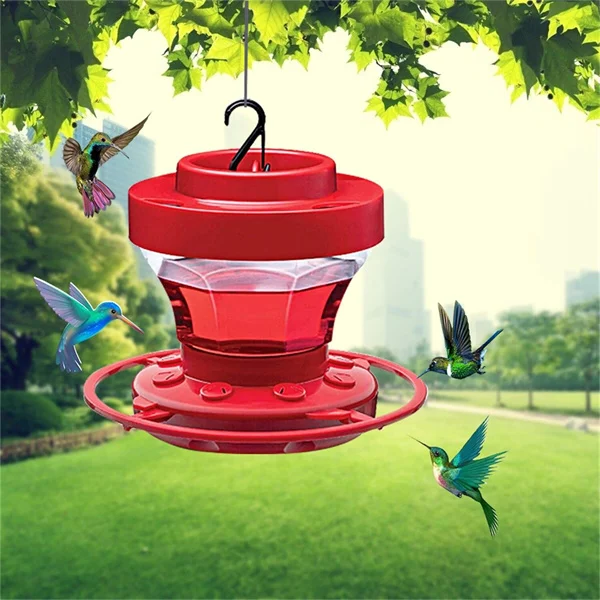 Hängende bienensichere Kolibri-Wassertränke mit Sitzstange