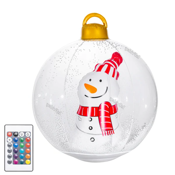 Aufblasbare Outdoor-Weihnachtskugel mit LED-Beleuchtung