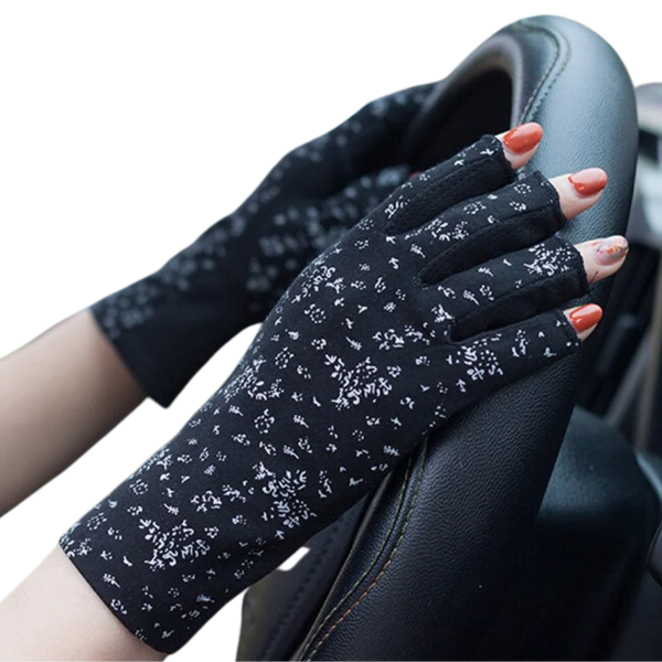 Stilvolle UV-schützende Baumwollhandschuhe