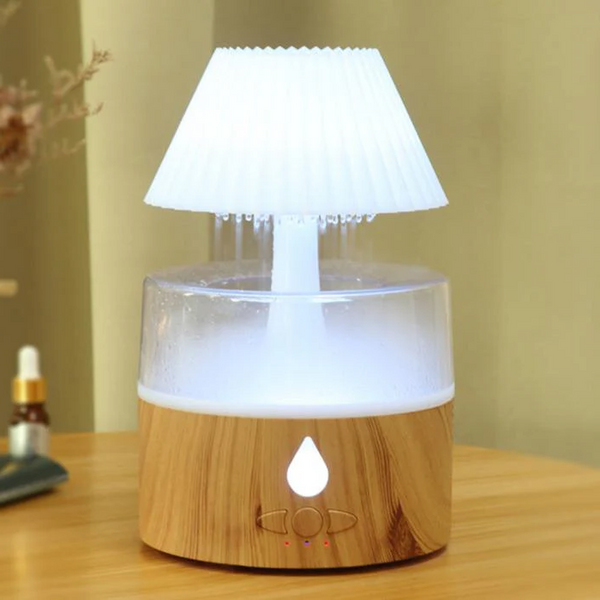 Regenwolken-Luftbefeuchter - Kaltnebel-Aromatherapie-Diffusor, USB-betrieben mit Nachtlicht