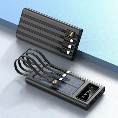 Tragbare 20000mAh Solar-Powerbank mit hoher Kapazität